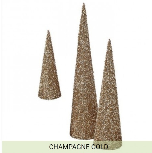 [MTX69685] 12" GLITTER CONE TREE INDIVIDUAL