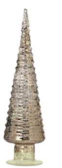 [MTX71397] 12" MERCURY GLASS TREE CHAMPAGNE INDIVIDUAL