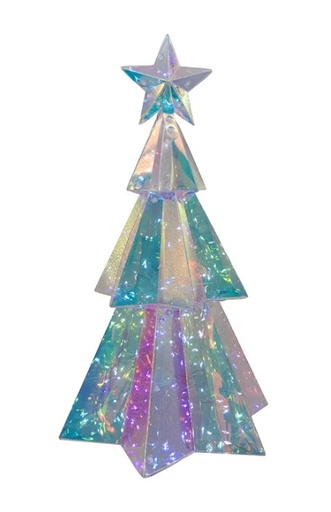 [TR3277] 15´´B/O 100L CW LED IRID TREE