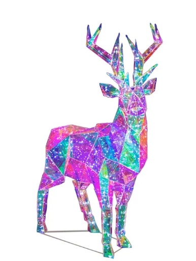 [AD2833] 35.4´´500MULT CW LED IRID DEER