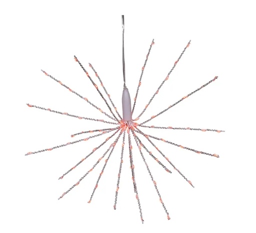 [AD1052R] 12´´3D STARBRST LITES W/120 RED LED
