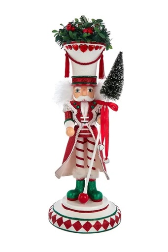 [HA0732] 17´´HLLYWD HEARTS SOLDIER NUTCRACKER