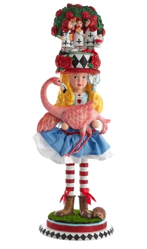 [HA0684] 19´´HOLLYWOOD ALICE W/FLAMINGO NTCKR