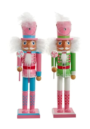 [C5966] 15´´PASTEL SOLDIER NUTCRACKER INDIVIDUAL INDIVIDUAL