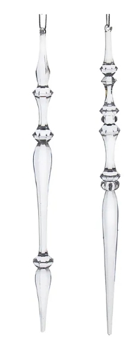 [T3415] 12.3´´CLR DIMENSIONAL ICICLE ORN INDIVIDUAL