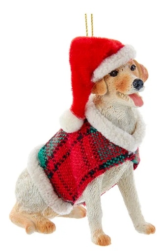 [D4218YLB] 3.5´´YELLOW LABRADOR RETRIEVR W/COAT
