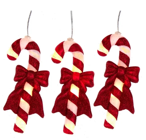 [BAT1504] 30L 5PC B/O CANDY CANES LIGHT SET