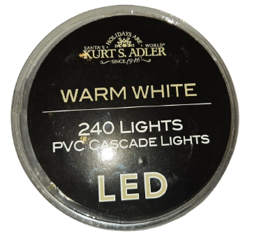 [AD1030WW] 240L 9.8 LUCES DE CASCADA WARM WHITE LED