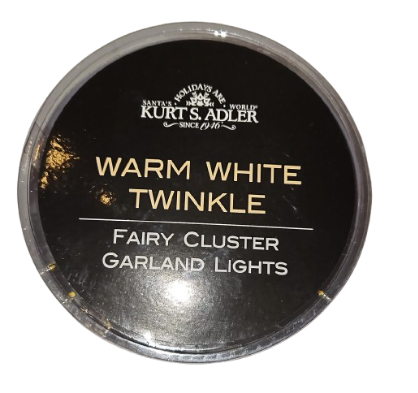 [UL2602WW] 8" 240L FAIRY TWINKLE WARM WHITE CLUSTER GRL+SIL