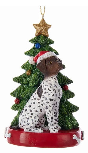 [C7954GP] 4.25´´GERMAN SHORTHAIR POINTR W/TREE