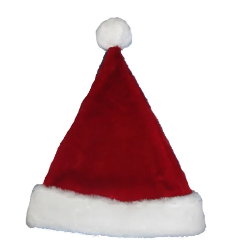 [H2002] 17'' PLUSH SANTA HAT