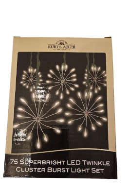 [AD1039WW] 75L CLSTR LTS+WW TWNKL LED GRN CALIDA