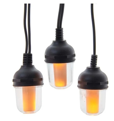 [AD1023] 100L 10P LANTERN W/FLICKR FLAME SET