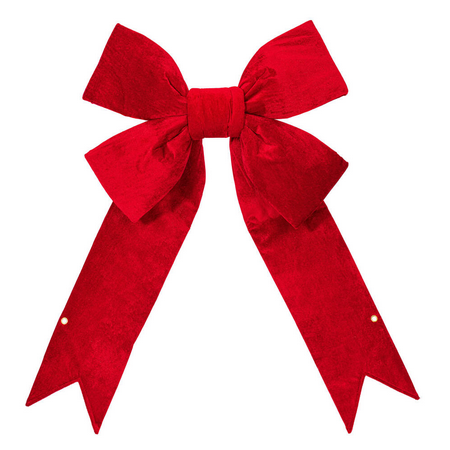 [L131312] LAZO ROJO DE TERCIOPELO 12''X15'' OUTDOOR