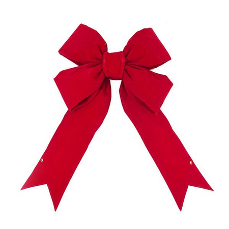 [L131324] LAZO DE TERCIOPELO ROJO 24''X30'' OUTDOOR
