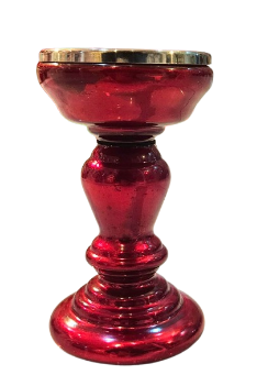 [MTX72380] 7" PILLAR/TAPER MERCURY CANDLE HOLDER