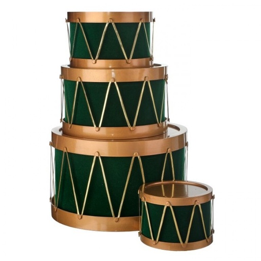 [MTX67393] 11" VP FLOCKED DRUM W/ROPE CONTAINER ST4