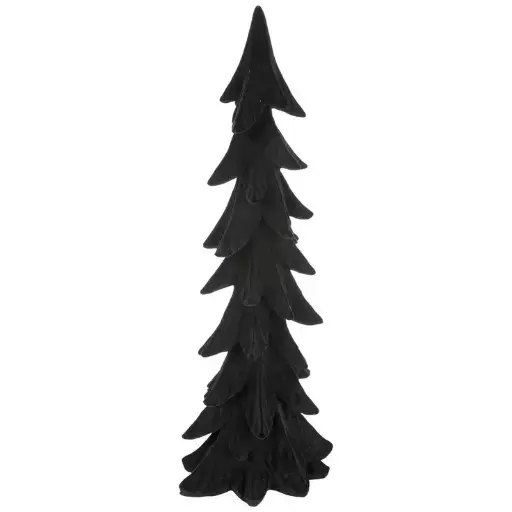 [2737080] 16.93´´H RESIN HOLIDAY FLOCKING TREE