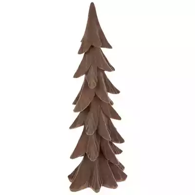 [2739950] 23.62´´H RESIN HOLIDAY FLOCKING TREE