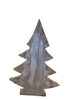 [MTX72532] 11.5" MDF WINTER CHALET TREE INDIVIDUAL