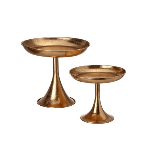 [MTX74642] 10.5" METAL FOOTED PEDESTAL PLATE INVIDIVUAL