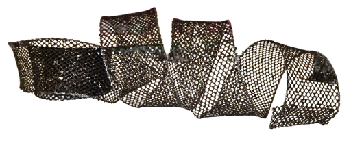 [71123-40-21] BLACK MEGA GLITTER 2.5"X10Y
