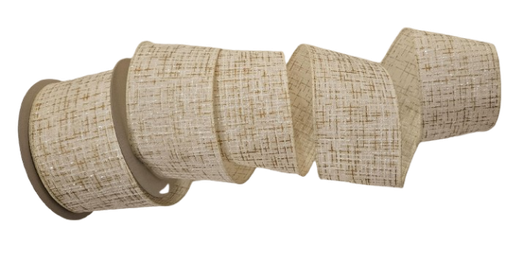 [72325-40-41] IV LIN/WHT-GOLD GLTR PRT TWEED 2.5"X10