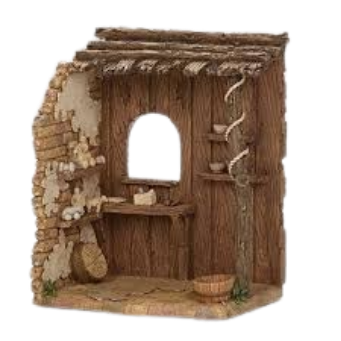 [55620] 7"H TOYMAKER'S SHOP. FONTANINI