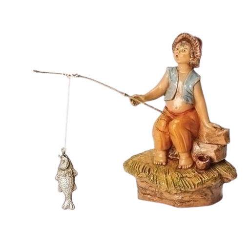 [59800] 5" SCALE JADA, BOY FISHING