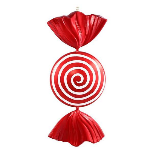 [M110924] 37'' RED-WHITE PEPPERNIBT SPIRAL CANDY