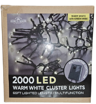 [AD1005WW] 2000L 65'CLUSTR GRLND W/WRM WH