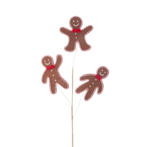 [C6958] 25"GINGERBREAD SPRAY X3