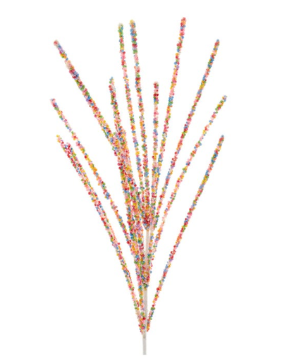 [C9583] 29" MULTICOLOR MINIATURE BEADS SPRAY