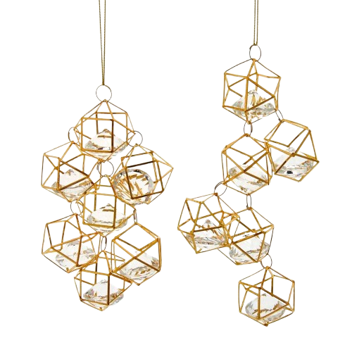 [D3807] 5.25"GOLD WIRE DROPS W/GEMS OR