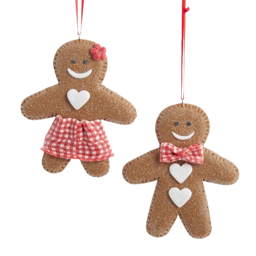 [D4048] 4" GINGERBREAD MAN/WOMAN INDIVIDUAL