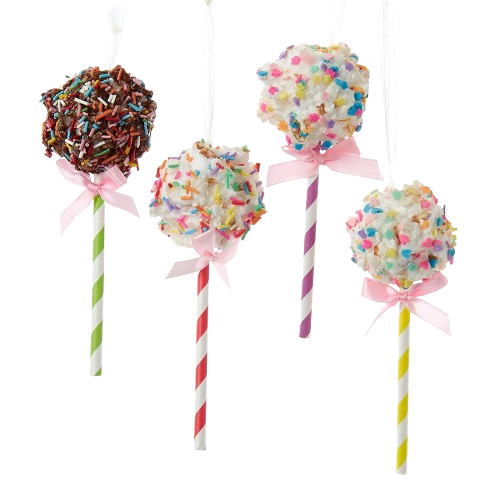 [D4473] 5.7" PLASTIC POPCORN LOLLIPOP / INDIVIDUAL