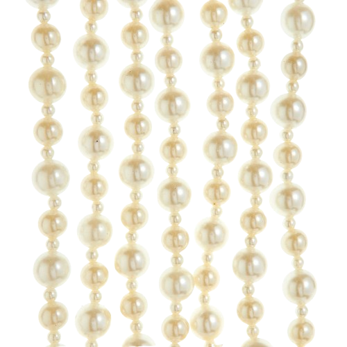 [D4485] 6' PLASTIC PEARL GARLAND