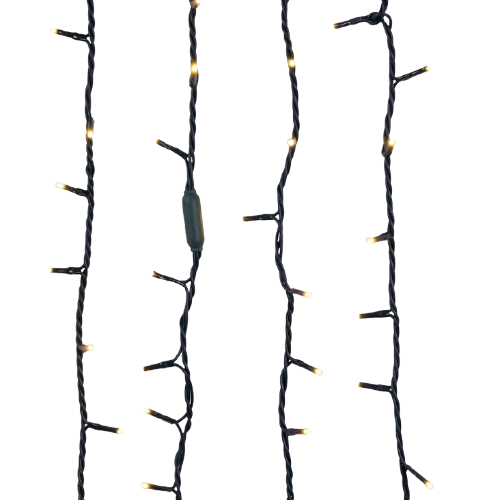 [UL5205WW] 50.7" 300 LIGHT WARM WHITE LED GREEN WIRE JINGLE BRIGHT