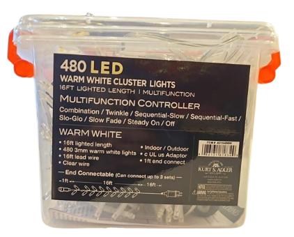 [AD1049WW] 480L CONNECTABLE WARM WHITE LED 3MM