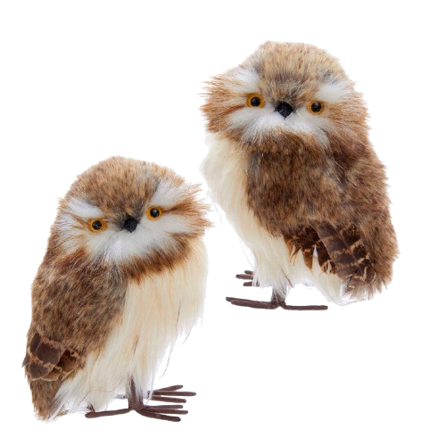 [C2282] 6"BROWN OWL ORN / INDIVIDUAL