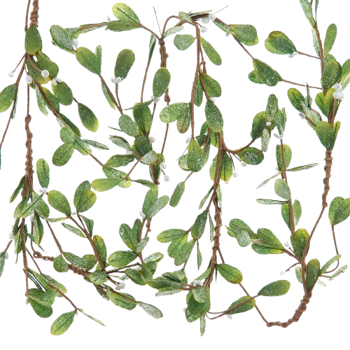 [C9448] 5'WIRED MISTLETOE GARLAND