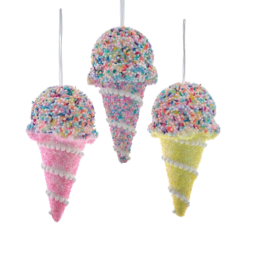 [D4624] 8"STYROFOAM PASTEL COLORS ICE CREAM / INDIVIDUAL