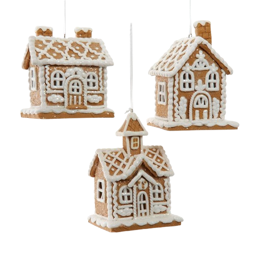 [D4759] 4"CLAYDOUGH GINGERBREAD HOUSE / INDIVIDUAL