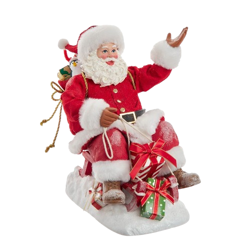 [FA0227] 8.5" FABRICHE SANTA ON SLED