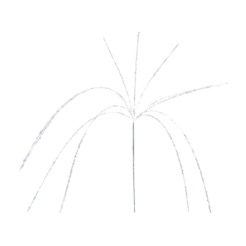 [L0307] CHRISTMAS GLITTERED WHITE SPARKLING SPRAY