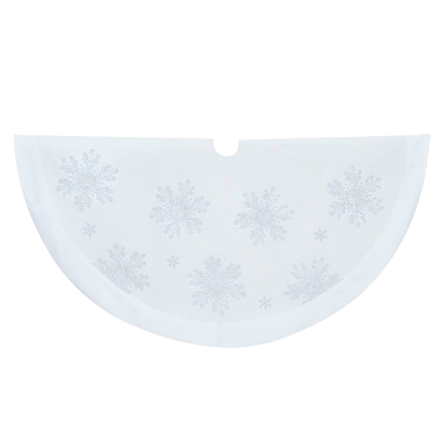 [TS0321] 48" IRIDESCENT SEQUINED VELVET TREE SKIRT 