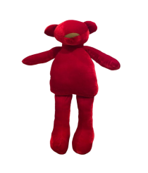 [002094]  19 ” OSO EN TERCIOPELO ROJO. 