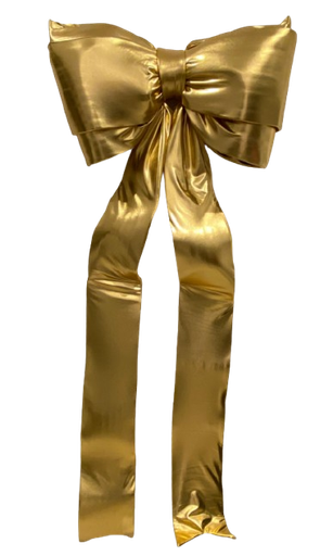 [002095] 32” X 60” LAZO XL DE LAME DORADO