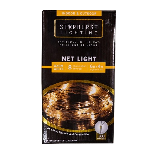 [AD0102WW] 6'x4' 300L Warm White LED Multifunction Net-Style Light