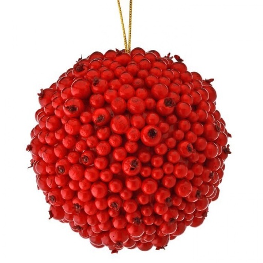 [MTX65906] 4.5" WP BERRY BALL ORNAMENT 